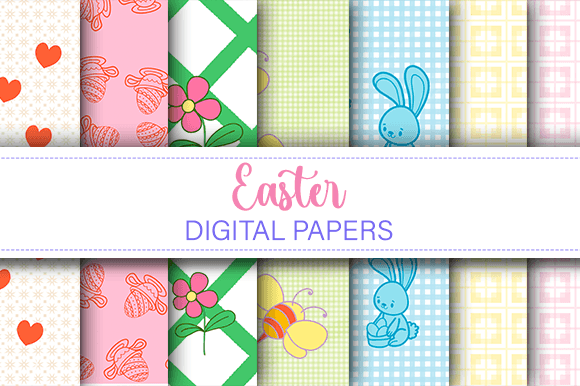 Easter Bunny Easter Eggs Bee Patterns: A Creative Resource for Modern Designers