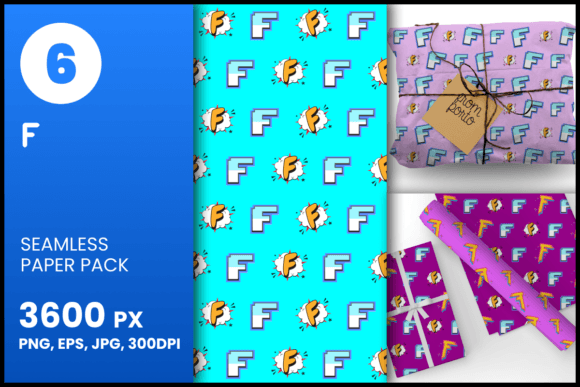 F Seamless Patterns: A Versatile Design Asset for Creative Projects