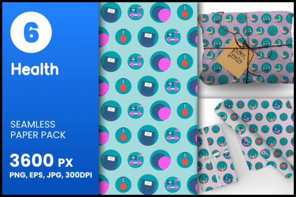 Health Seamless Patterns: Creative and Practical Uses for Designers and Creators