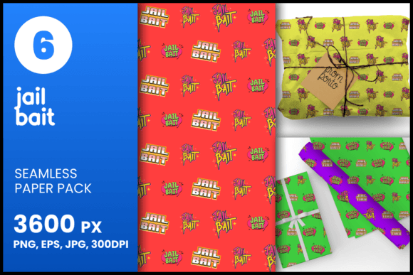 Jail Bait Seamless Patterns: A Versatile Design Resource for Creative Projects