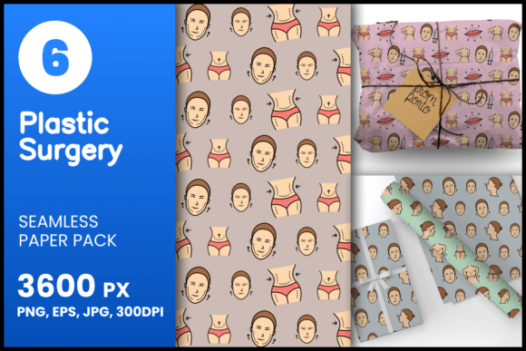 Plastic Surgery Seamless Patterns