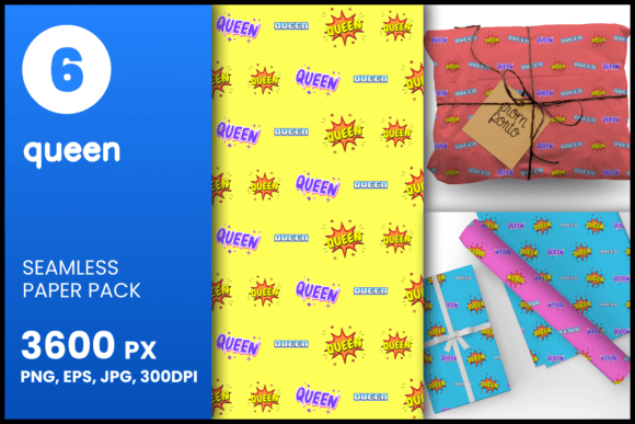 Queen Seamless Patterns: A Versatile Design Solution for Creative Projects
