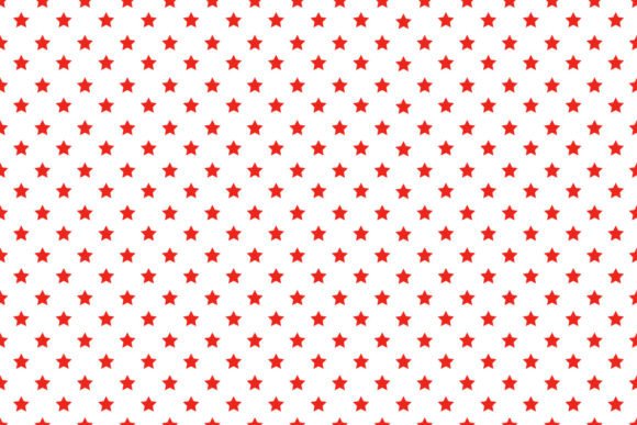 Red and White Seamless Stars Patterns: A Versatile Design Element for Creative and Professional Workflows