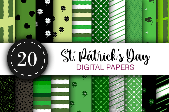 St. Patrick’s Day Green Patterns: A Digital Design Essential for Creative Projects