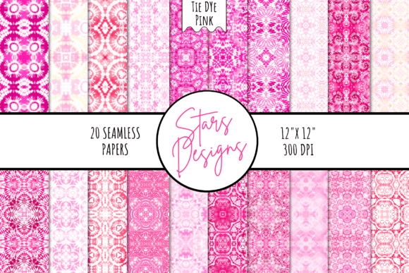 Tie Dye Digital Paper Patterns Pink: Strategic Use for Creative and Professional Projects