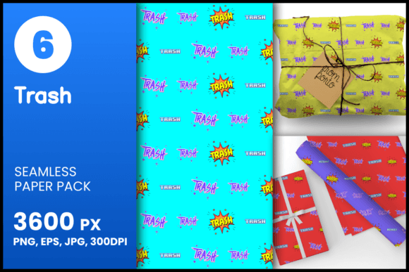 Trash Seamless Patterns: Creative and Practical Uses for Design Projects