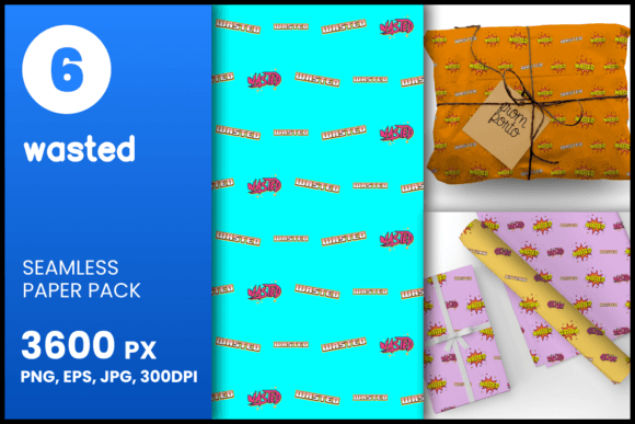 Wasted Seamless Patterns: A Versatile Design Asset for Creative and Professional Workflows