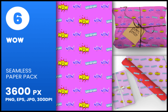 Wow Seamless Patterns: A Versatile Design Asset for Creative Professionals
